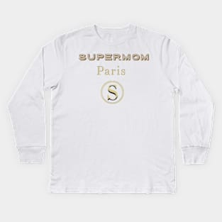 super mom Kids Long Sleeve T-Shirt